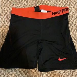 Nike pro compression shorts